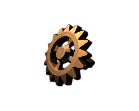 Gold Cogwheel